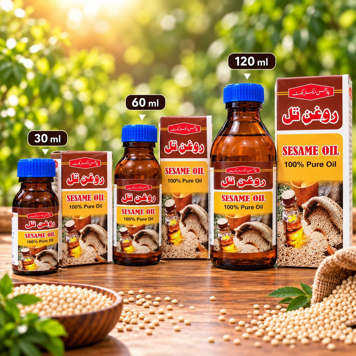 Plant Extract Sesame Oil – 100% Pure & Natural Sesame Oil