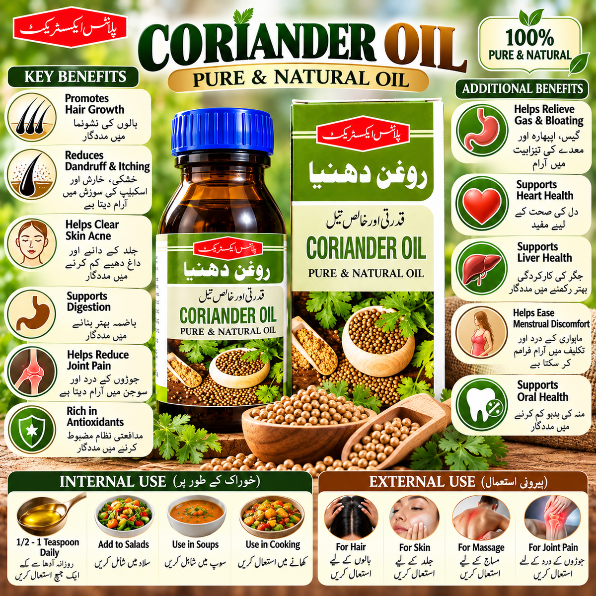 Coriander Oil – Pure & Natural